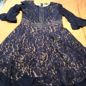 A-line lace dress